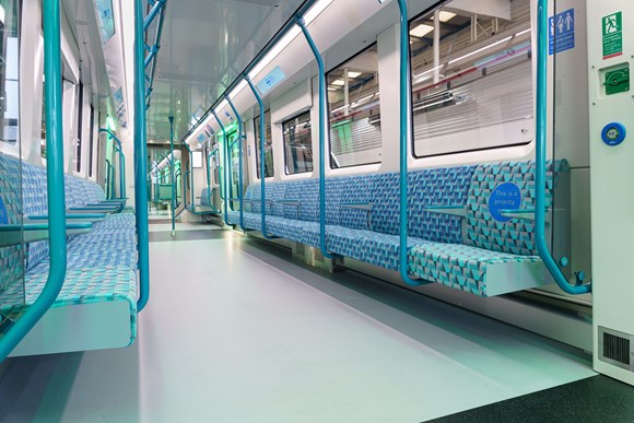 TfL Image - New DLR train interior-2