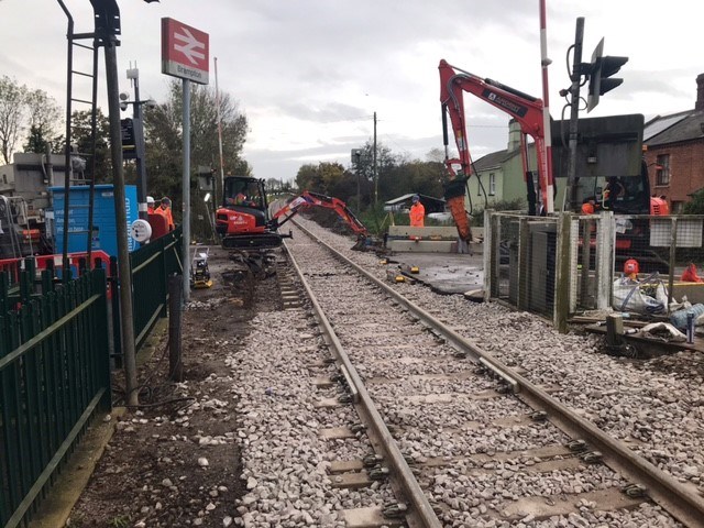 Brampton East Suffolk Line track 6
