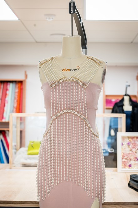 A dress by designer-maker Tricia Blake of Diva Choice at FC Designer Collective