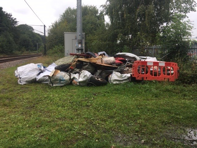 Network Rail works to clear rubbish in and around Bradford Forster Square station