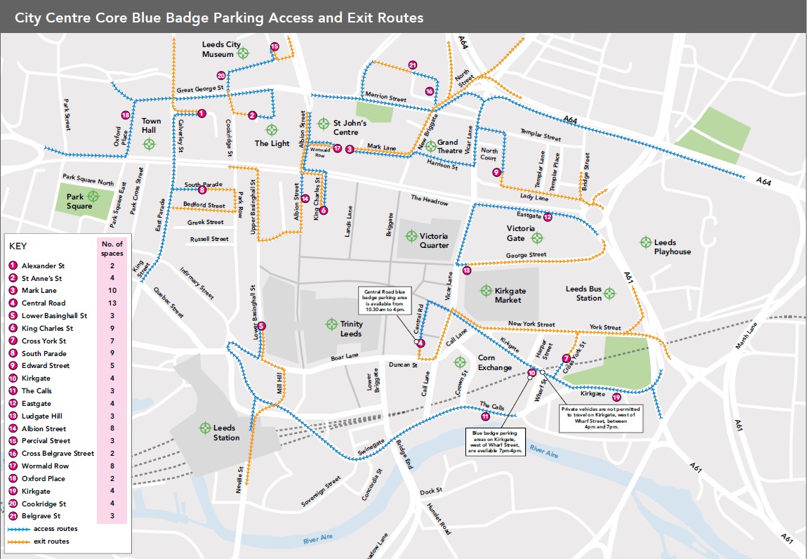 Disabled Routes Map Sept 22