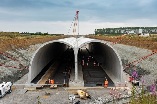 HS2 starts work on first pioneering ‘Green Tunnel’: HS2 starts work on first pioneering ‘Green Tunnel’