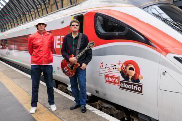 LNER 'She's Electric' service at King's Cross