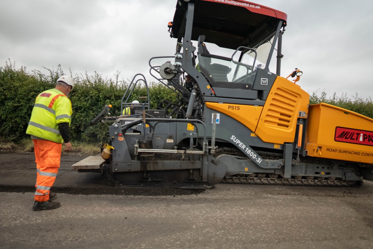 School Road resurfacing 2