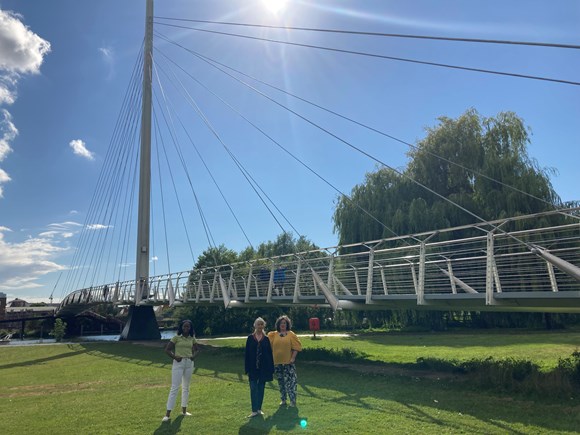 Cllrs with Christchurch Bridge