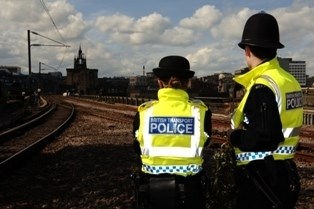 BTP officers: Officers and railway track