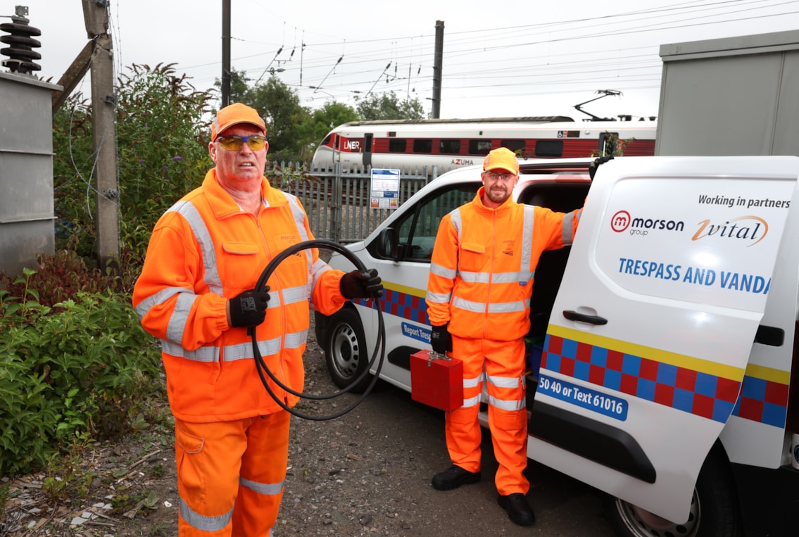 £110k committed to strengthen fight against cable theft and railway crime: Vital patrols cable theft image 1
