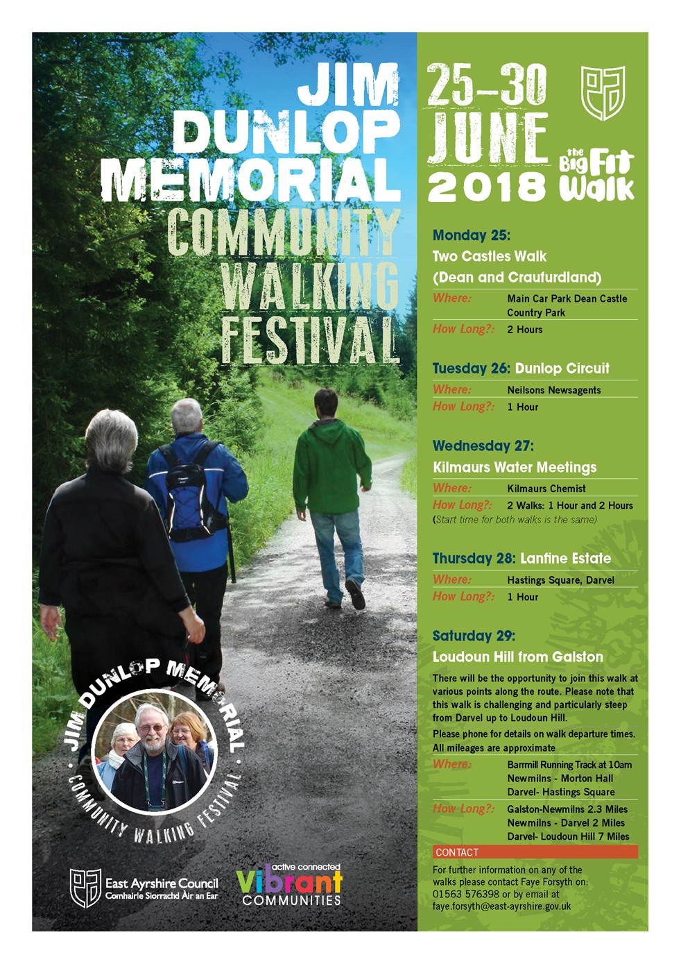 Jim Dunlop Memorial Community Walking Festival