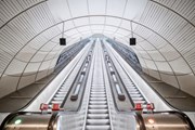 Global Image - Bond Street Elizabeth line escalators