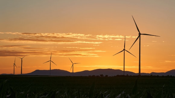Green ammonia plant prototype powers up to tackle energy storage challenge: A group of wind turbines, credit Pixabay-2