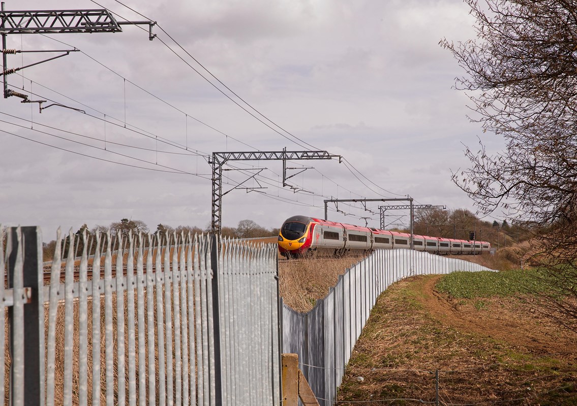 West Coast Main Line Fencing: New fencing along the West Coast Main Line