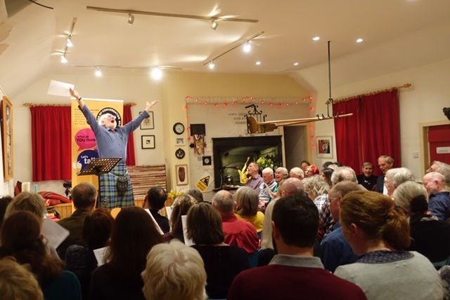 Tom and audience
