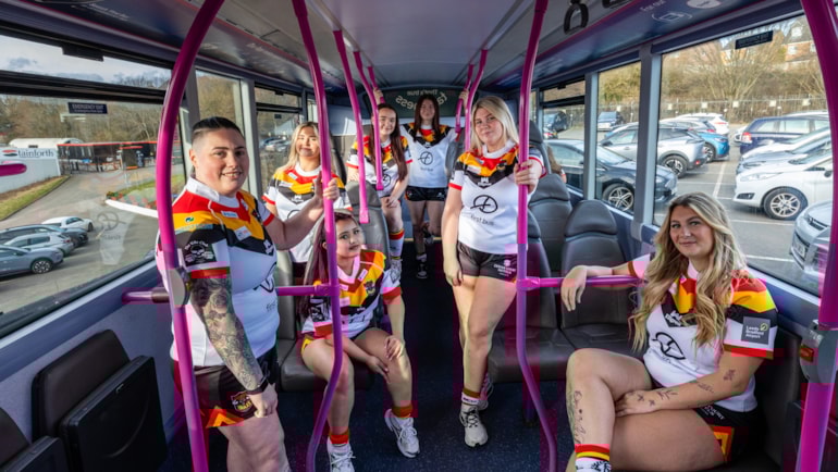 Supporting the journey: First Bus powers Bradford Bulls women’s season