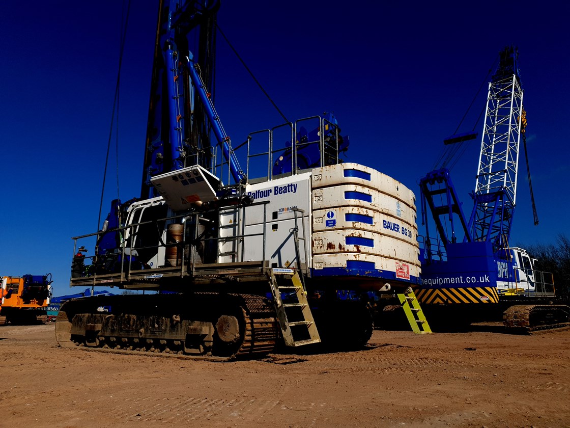 NRMM retrofit trial - on a Balfour Beatty 403kW Bauer BG30 Rotary Rig: HS2 and its industry partners have achieved certification by the Energy Saving Trust for the second stage of a retrofit innovation trial, meaning the green technology can now be rolled out to larger Non-Road Mobile Machinery (NRMM) and bring substantial benefits for the whole industry.