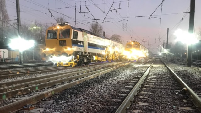 Passengers thanked after weekend upgrades on East Coast Main Line, including progress on digital signalling: Welwyn2