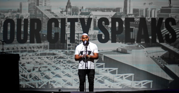 OUR CITY SPEAKS - Poet Reece Williams (no image credit)