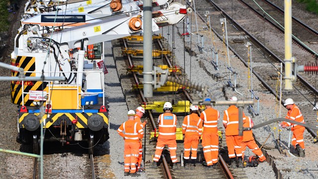 Passengers thanked after major Trent Valley Line railway upgrade: Trent Valley line track upgrade