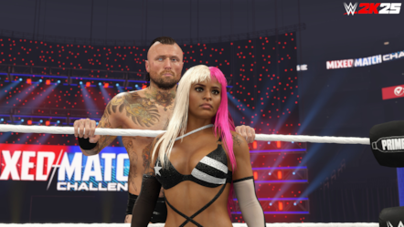 WWE 2K25 WM41 Aleister and Zelina