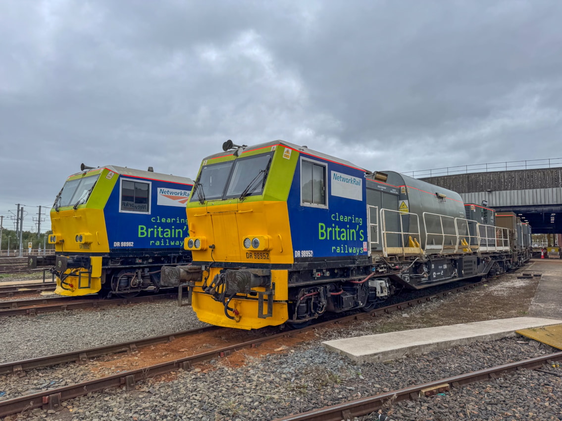 Leafbuster trains at Wigan depot 2