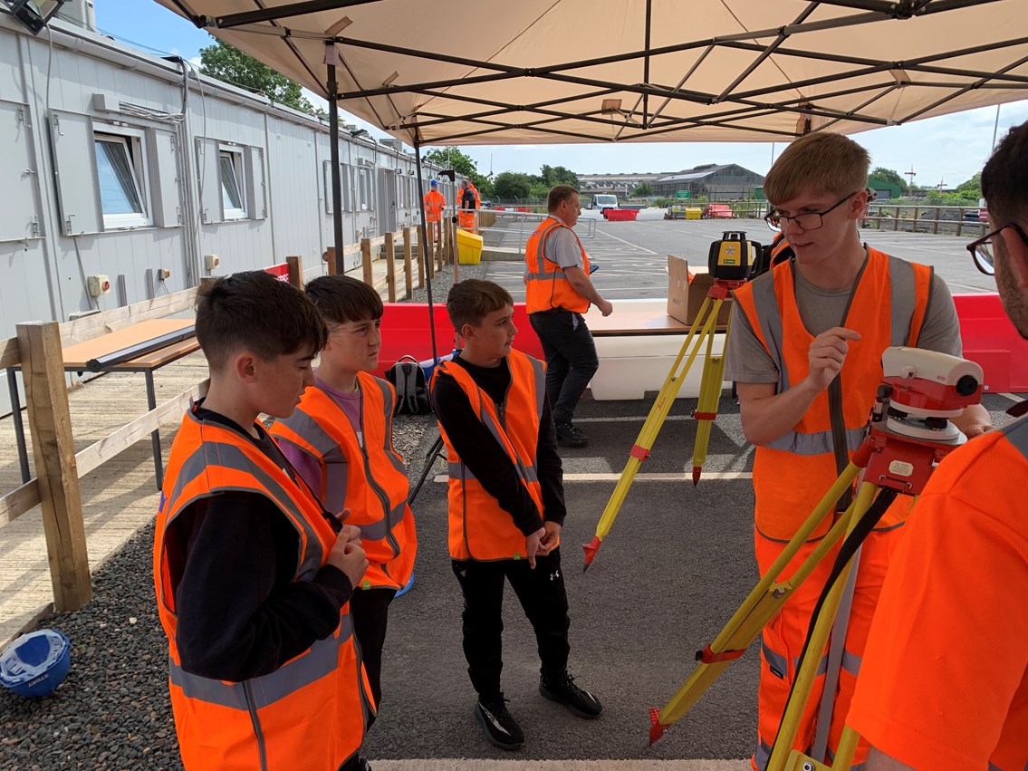 Rail Link project welcomes Levenmouth Academy pupils: 21 June STEM equip demo-2