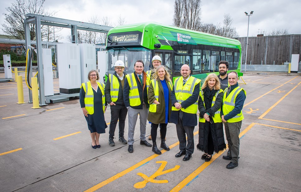 Bus depot of the future' launches in Leicester as one of the UK's