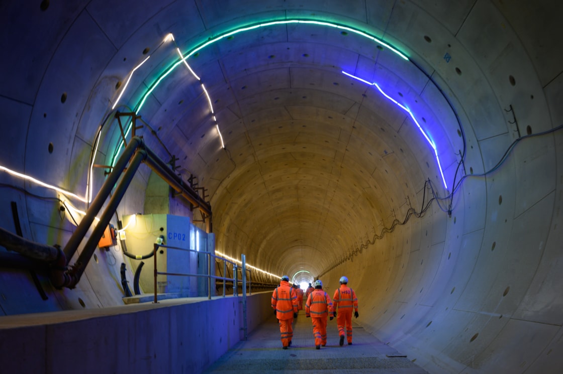 Inside Chiltern tunnel January 2025