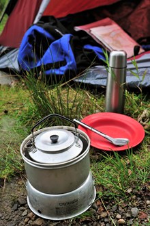 Camping stove ©Lorne Gill SNH