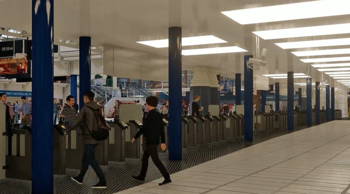 london-liverpool-street-station- gateline visualisation 