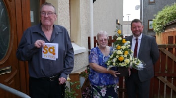 James and Ellen Fairbairn celebrate Golden Wedding Anniversary
