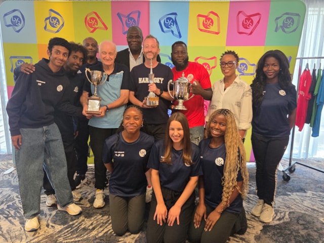 Team Haringey @ London Youth Games Trophy Presentation Pic 1.