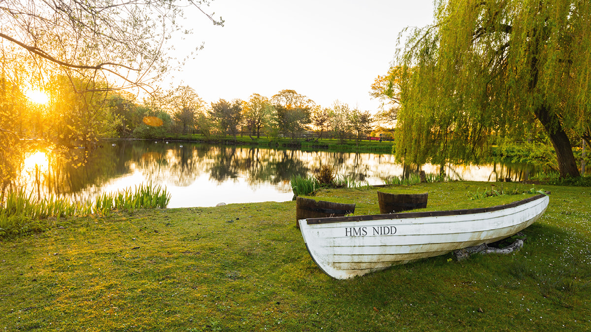 Nidd Hall Hotel Grounds Lake