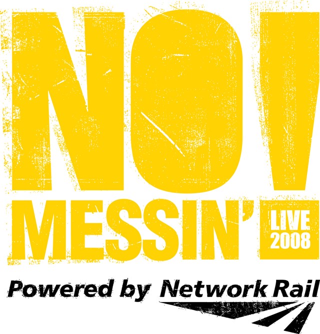 No Messin Live Logo Yellow