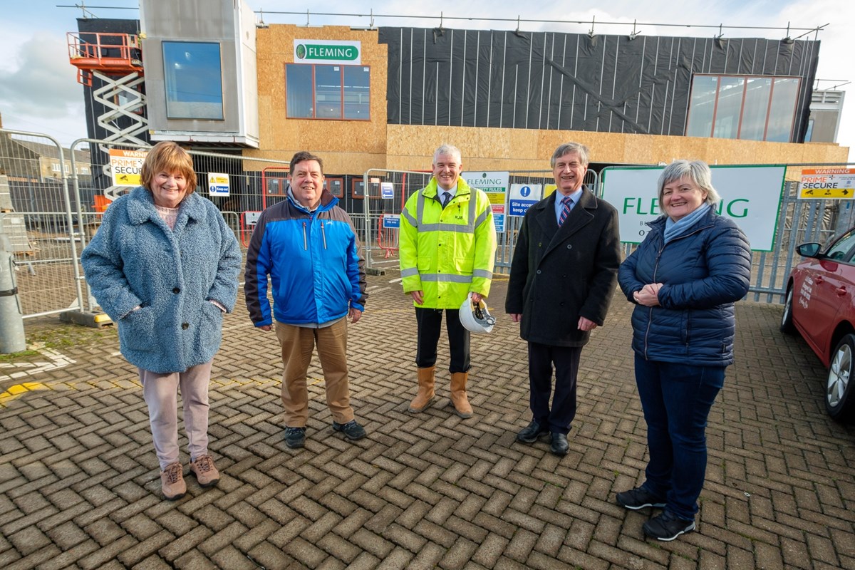 Crosshouse PS site visit