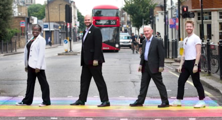 L Cllr Williams Mayor Glanville and Mayor Biggs and Cllr Brady