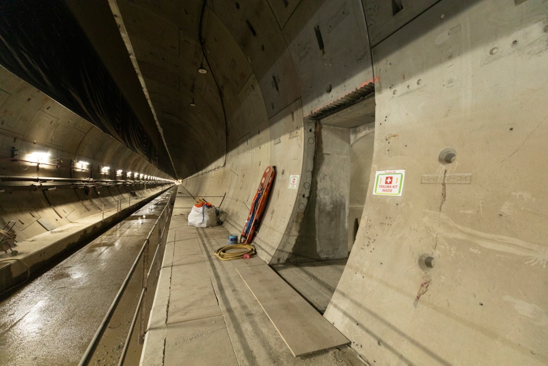 Northolt Tunnel Cross Passage complete