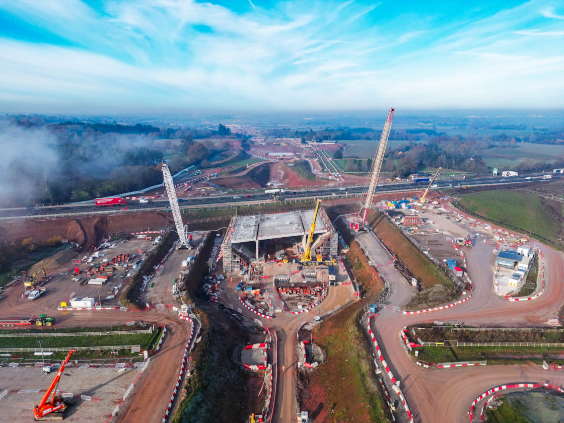 A46 Kenilworth Bypass box structure-5