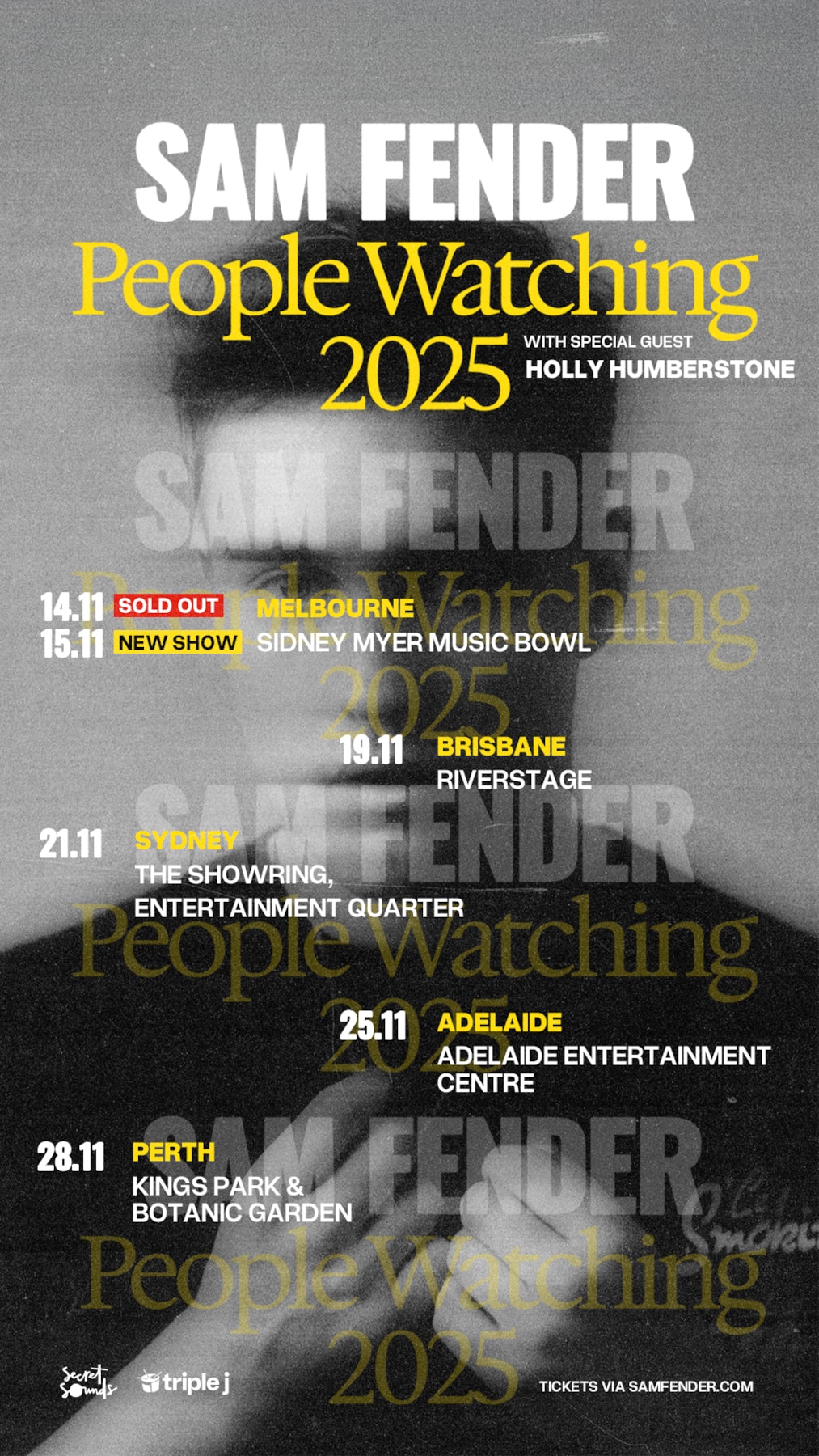 Sam Fender People Watching 2025 AUS NEW SHOW-3