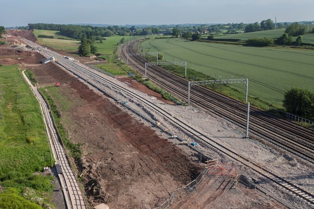 August bank holiday signals second stage in Stafford rail development: New sidings installed at Norton Bridge