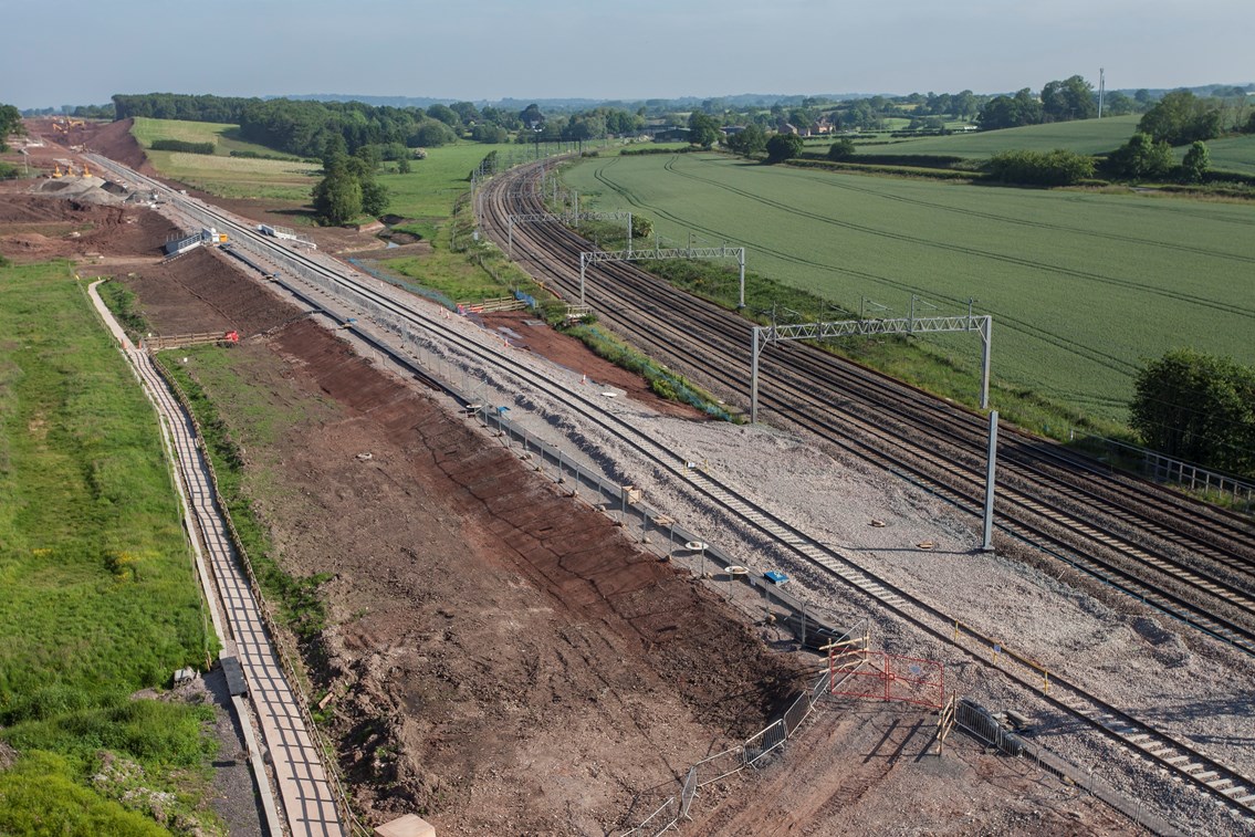 Check before you travel as August bank holiday signals second stage in Stafford rail development: New sidings installed at Norton Bridge
