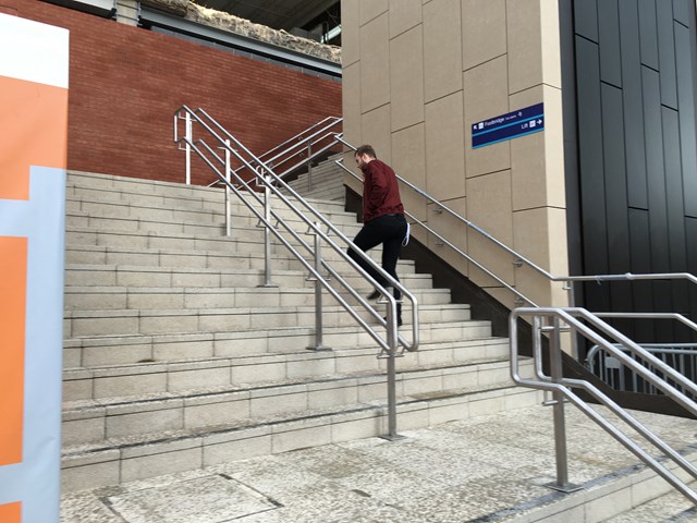 High Street footbridge in Lincoln reopens after repairs: High Street footbridge in Lincoln reopens after repairs