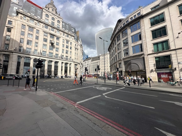 TfL sets out new plans to make walking and cycling safer in the heart of the City: TfL Image - Monument Junction 1