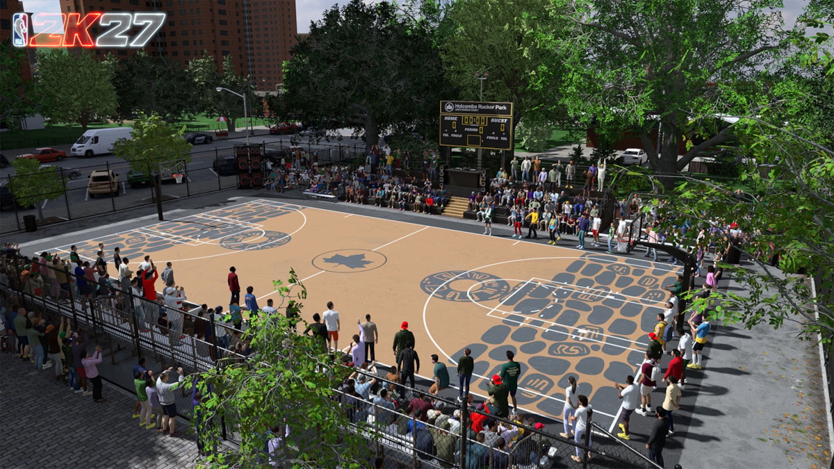NBA 2K27 The City Rucker No Players 1