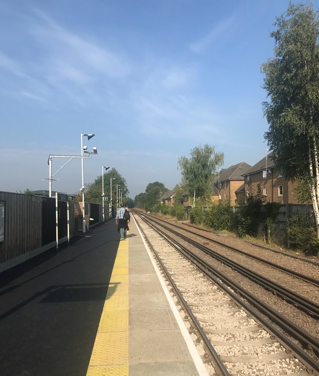 Network Rail gives Edenbridge station a makeover with platform refurbishment: Edenbridge Station 1