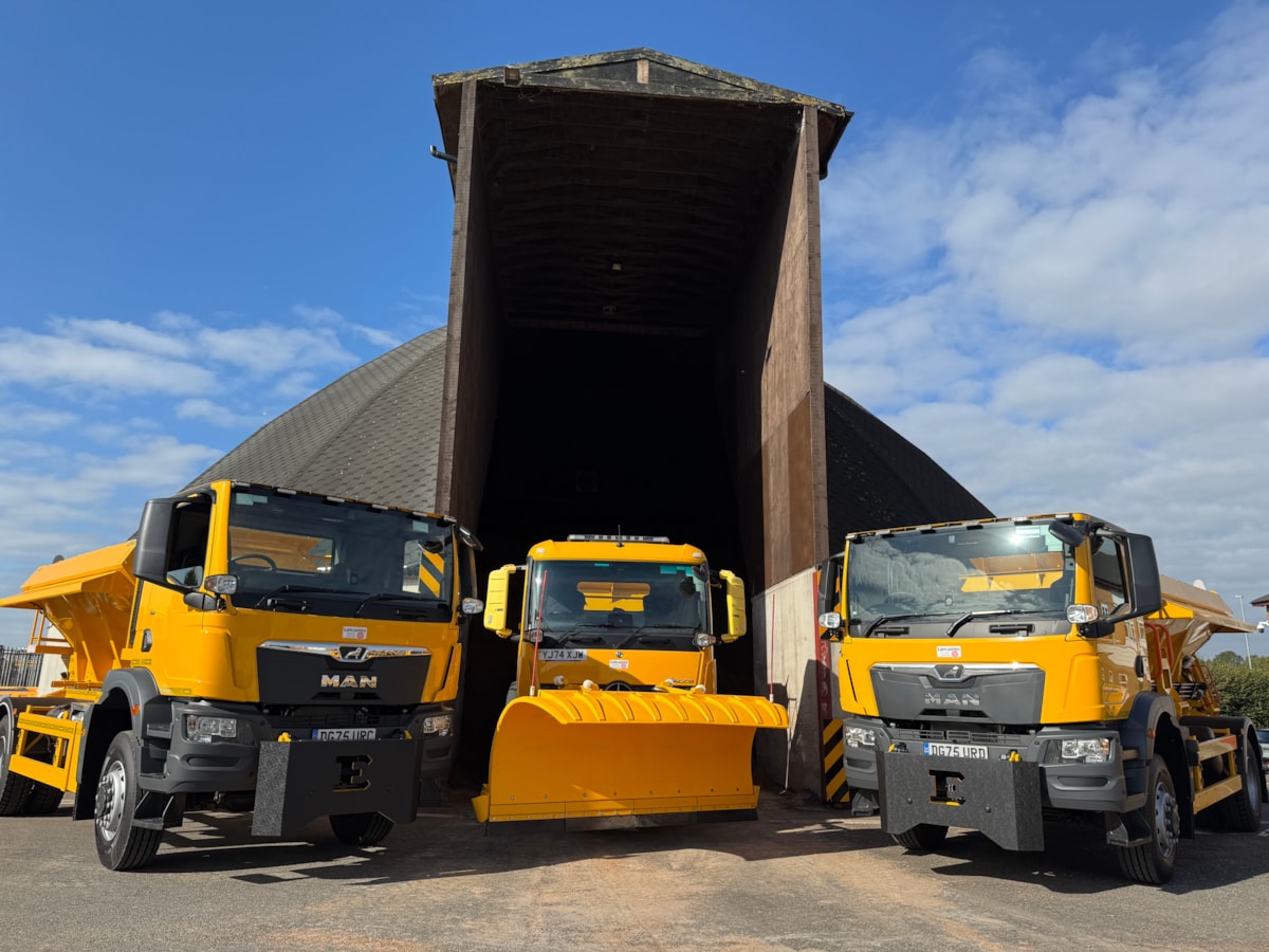 New Gritters winter gritting Cuerden