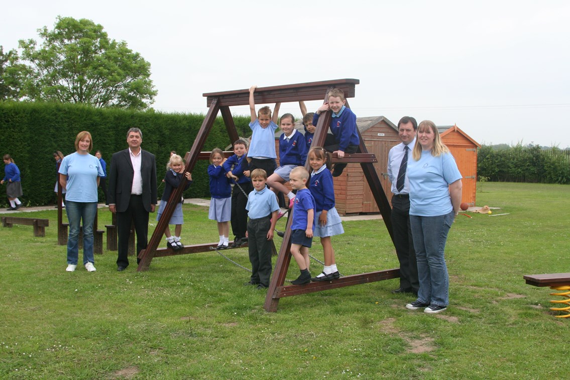 IT'S PLAY TIME AT HAYES MEADOW: New Play Equipment at Hayes Meadow School