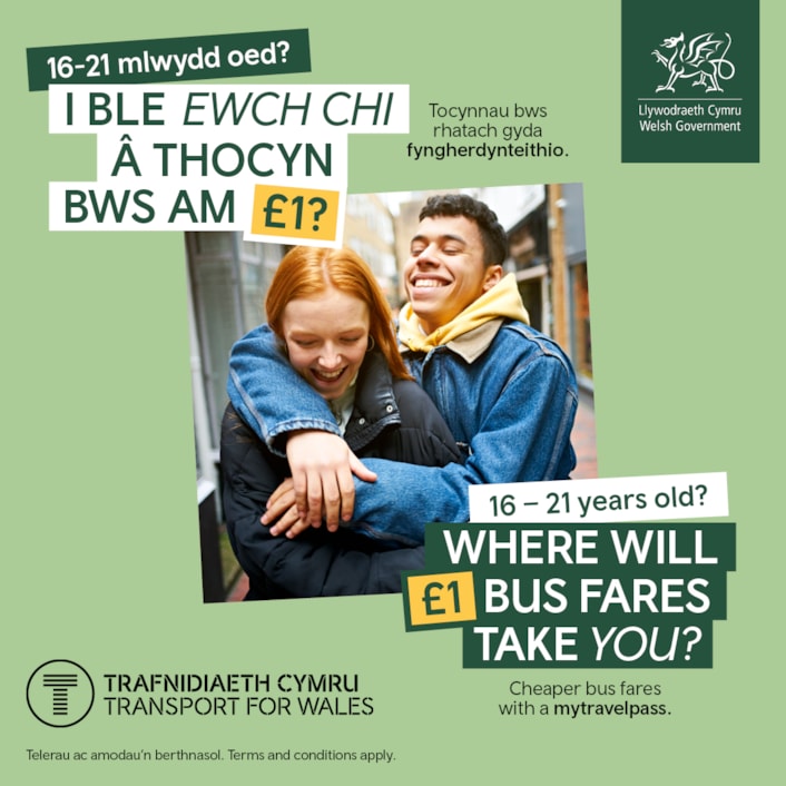 £1 bus fares - young people 16-21 year old-2: £1 bus fares - young people 16-21 year old-2