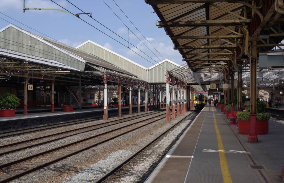 Passengers urged to check before they travel following incident in West Midlands area: Crewe railway station MMB 02 350259