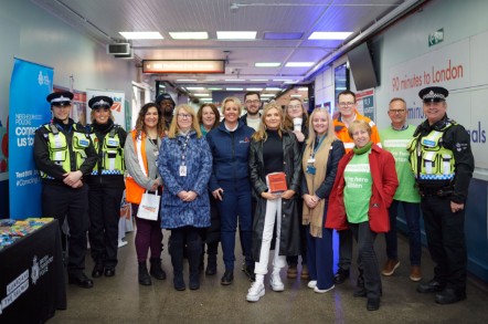 Avanti West Coast join industry partners and charities at Crewe station to highlight role they play in keeping people safe on rail network