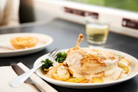 LNER's Chicken Supreme, from the Signature Menu