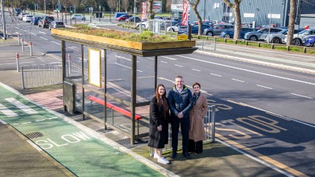 Preston Living Roof Bus Shelter Fishergate